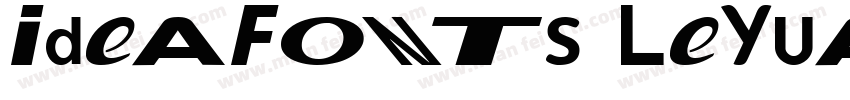 IdeaFonts LeYuan 45字体转换